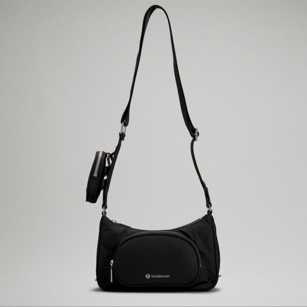 Lululemon Crossbody bag with nano pouch BLACK